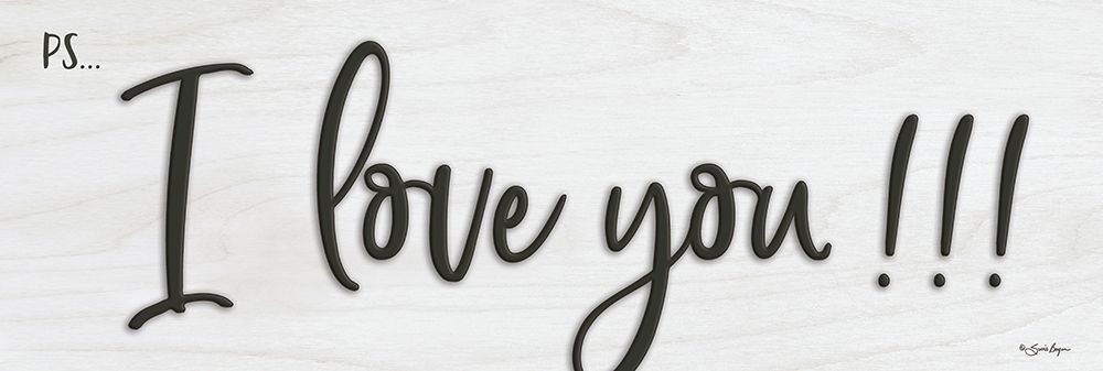 I Love You art print by Susie Boyer for $57.95 CAD