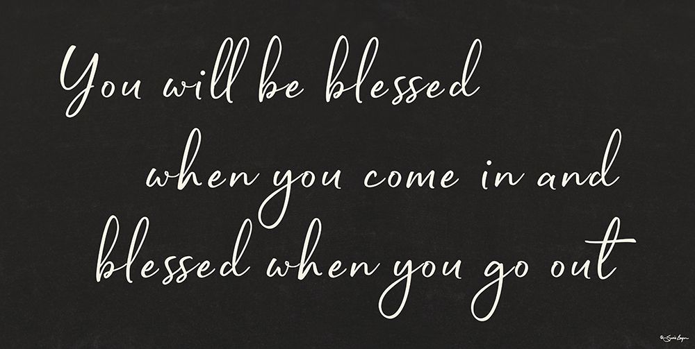 You Will be Blessed art print by Susie Boyer for $57.95 CAD