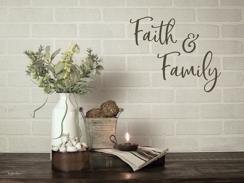 Faith and Family art print by Susie Boyer for $57.95 CAD