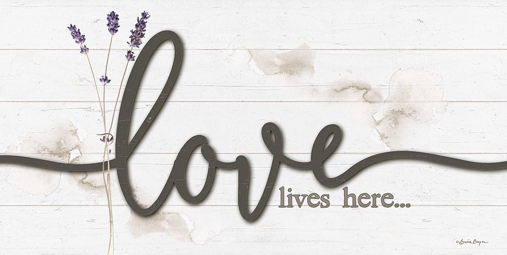 Love Lives Here art print by Susie Boyer for $57.95 CAD