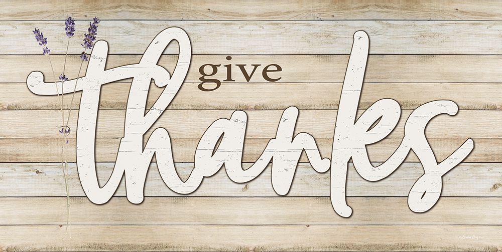 Give Thanks art print by Susie Boyer for $57.95 CAD