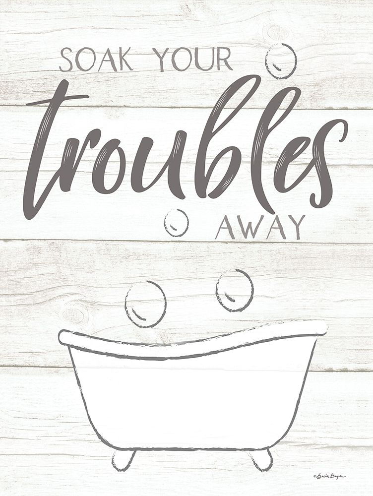 Soak Your Troubles Away art print by Susie Boyer for $57.95 CAD
