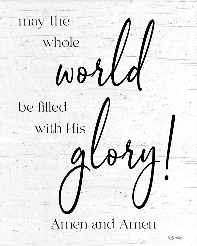 Filled with His Glory art print by Susie Boyer for $57.95 CAD