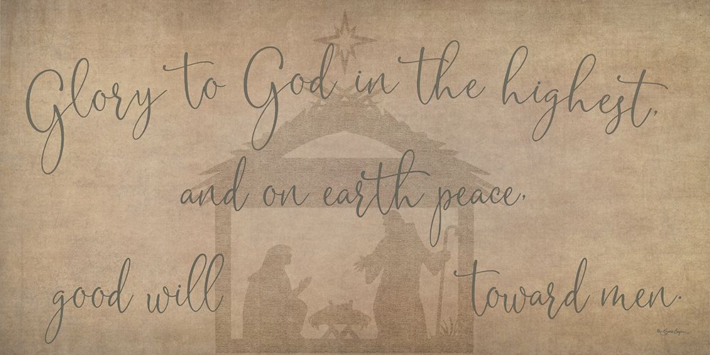 Glory to God art print by Susie Boyer for $57.95 CAD