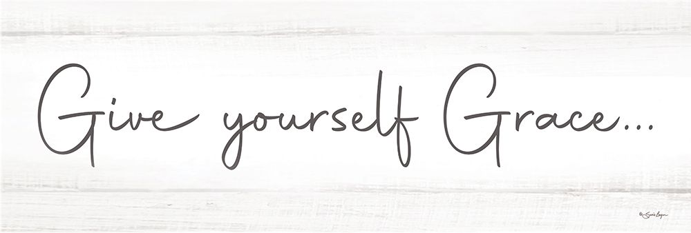 Give Yourself Grace art print by Susie Boyer for $57.95 CAD