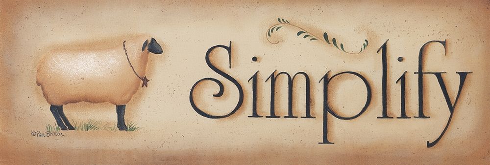 Simplify art print by Pam Britton for $57.95 CAD