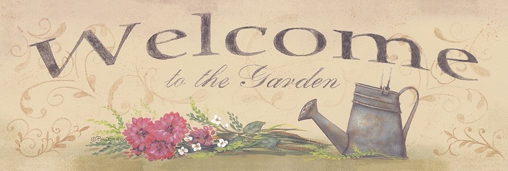 Welcome to the Garden art print by Pam Britton for $57.95 CAD