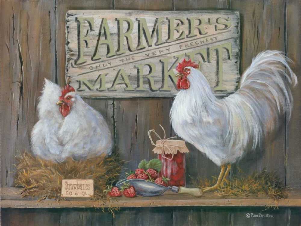 Farmers Market art print by Pam Britton for $57.95 CAD