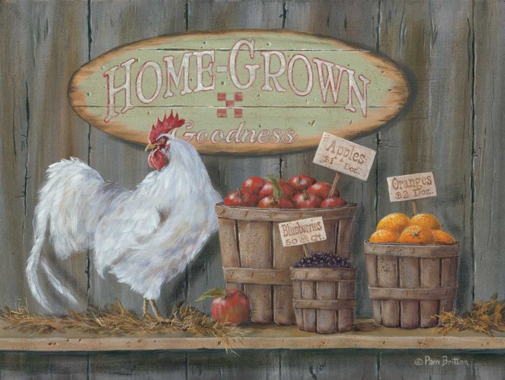 Homegrown Goodness art print by Pam Britton for $57.95 CAD