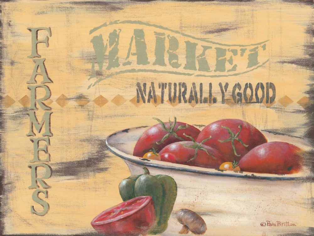Farmers Market art print by Pam Britton for $57.95 CAD