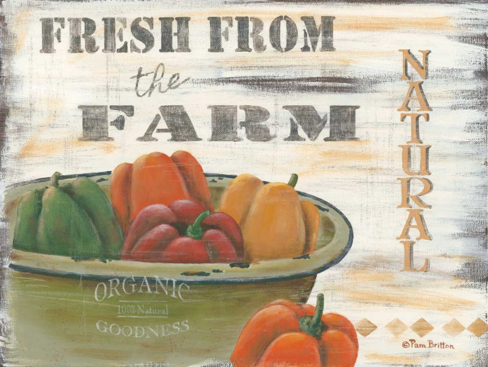 Fresh from the Farm art print by Pam Britton for $57.95 CAD