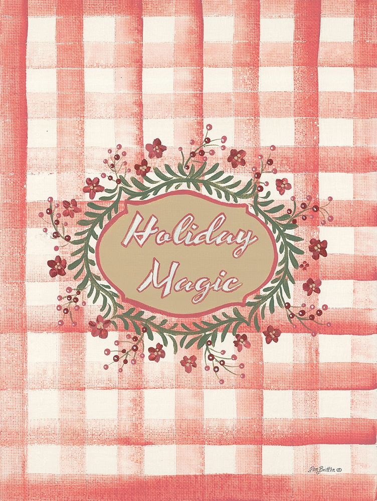Holiday Home I art print by Pam Britton for $57.95 CAD