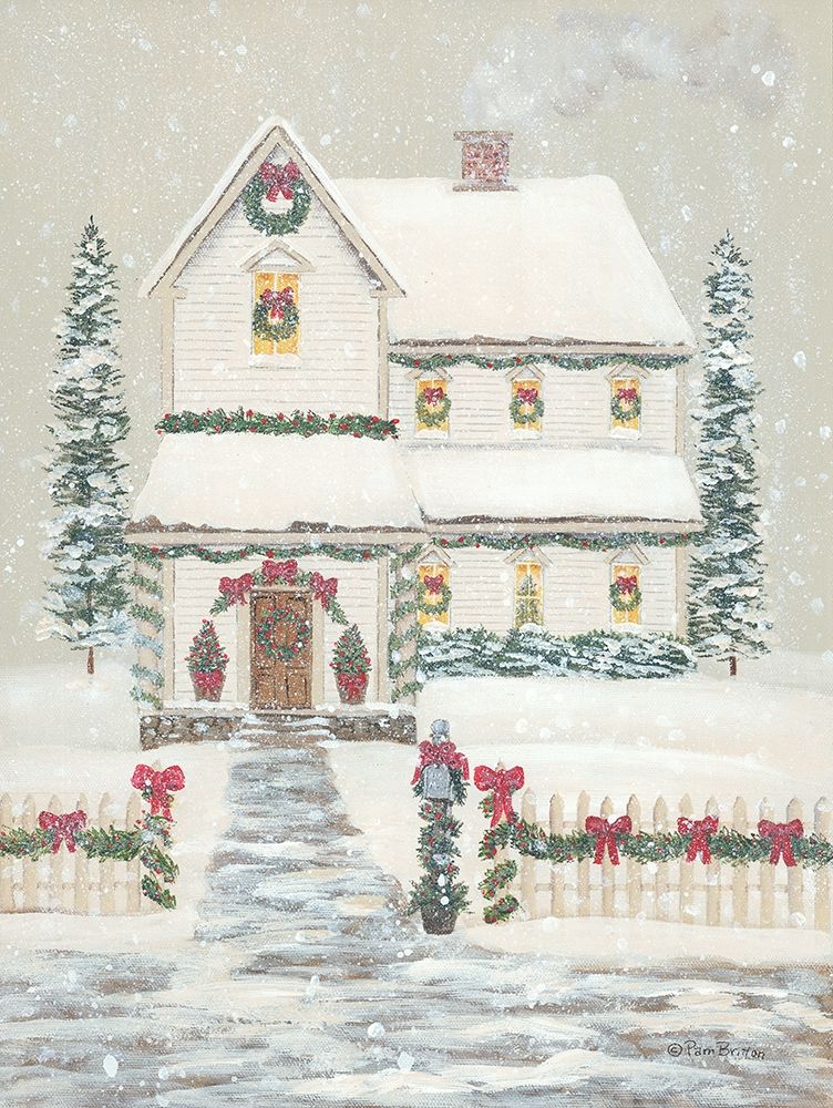 Holiday Home art print by Pam Britton for $57.95 CAD