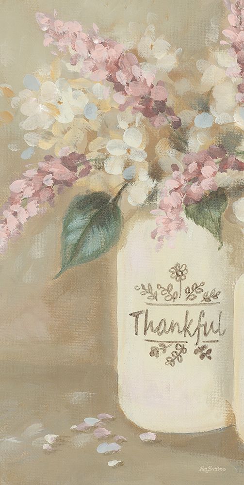 Thankful Flowers art print by Pam Britton for $57.95 CAD