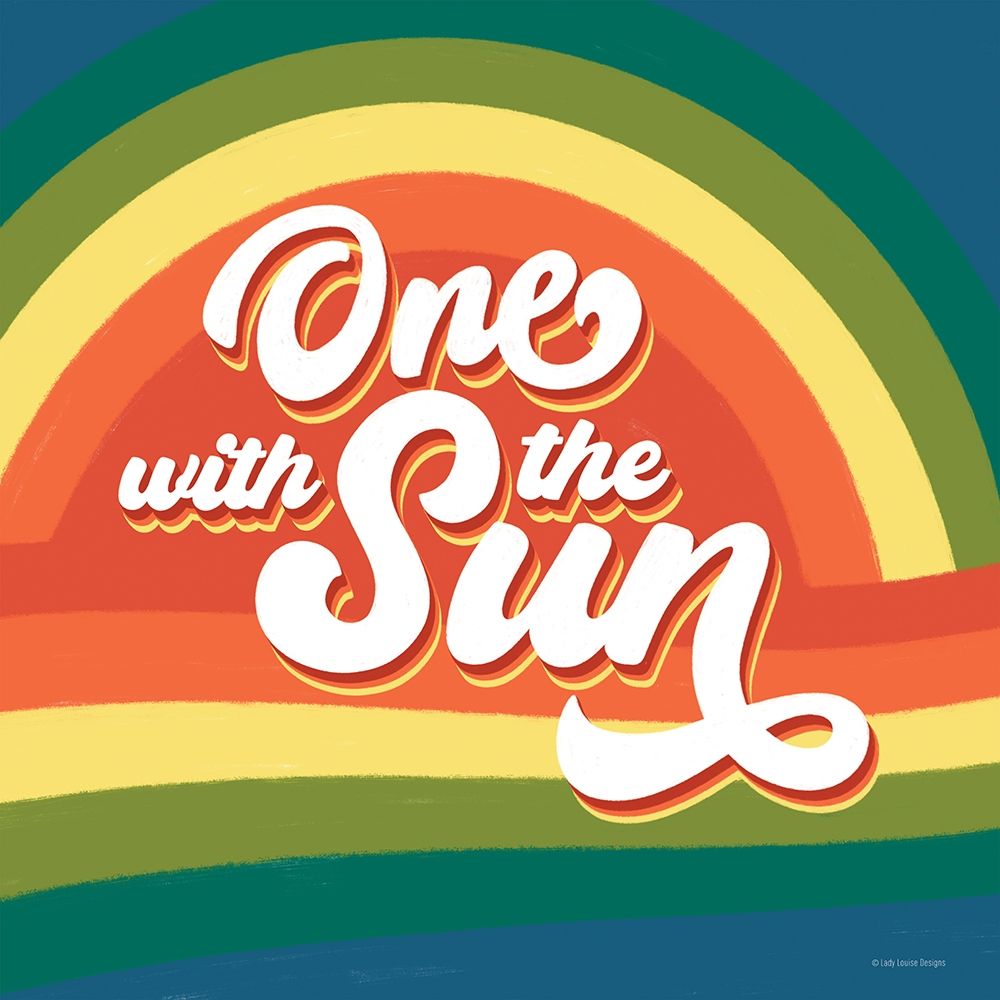 One with the Sun   art print by Lady Louise Designs for $57.95 CAD