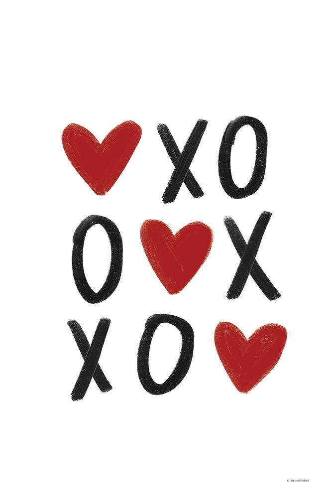 XOXO art print by Lady Louise Designs for $57.95 CAD