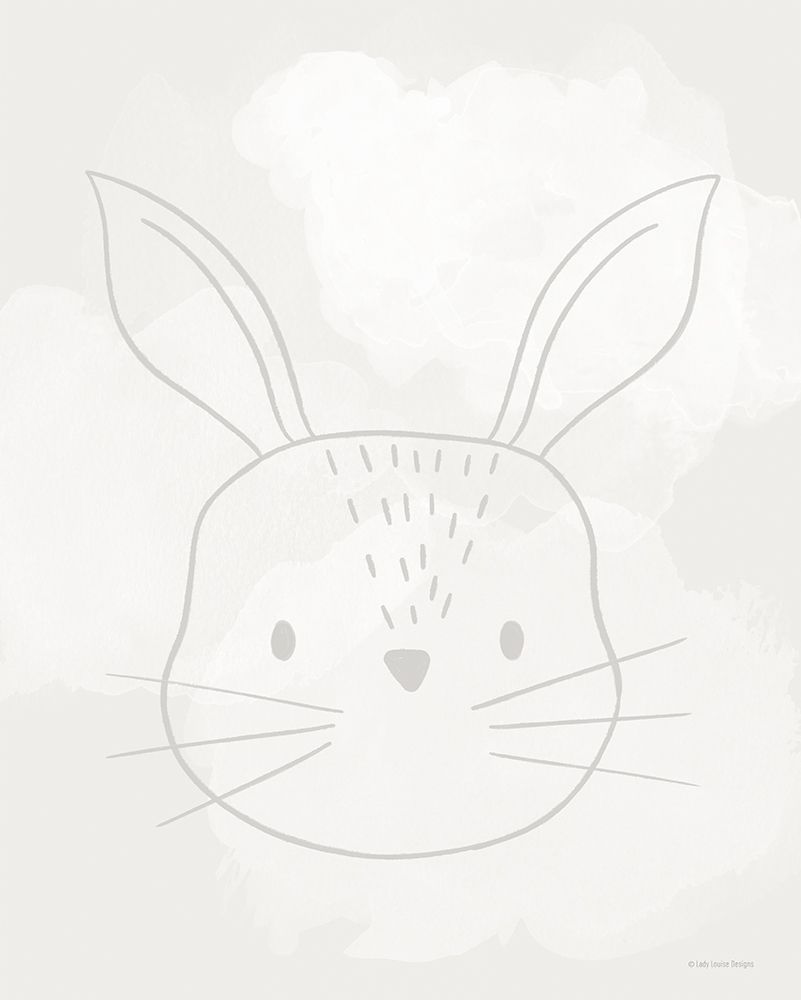 Soft Rabbit art print by Lady Louise Designs for $57.95 CAD