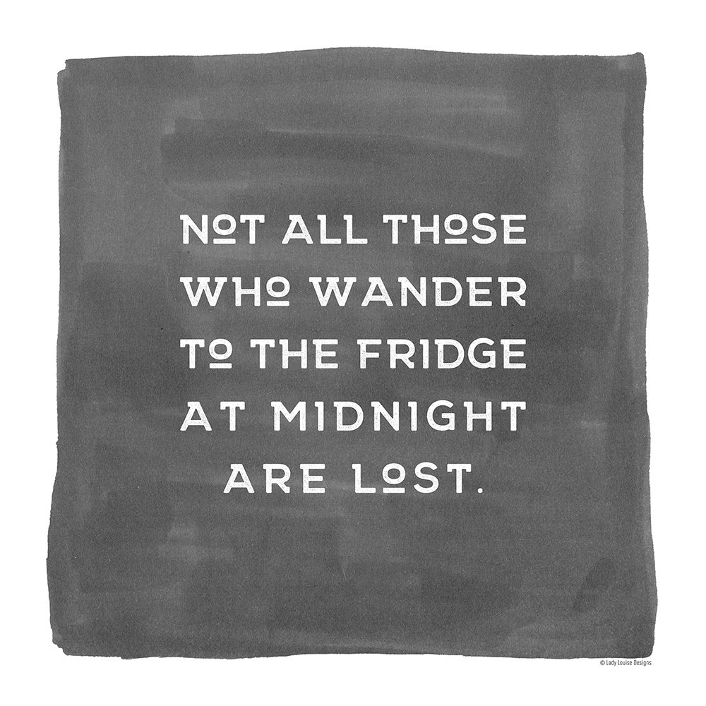 Midnight Fridge Visit art print by Lady Louise Designs for $57.95 CAD