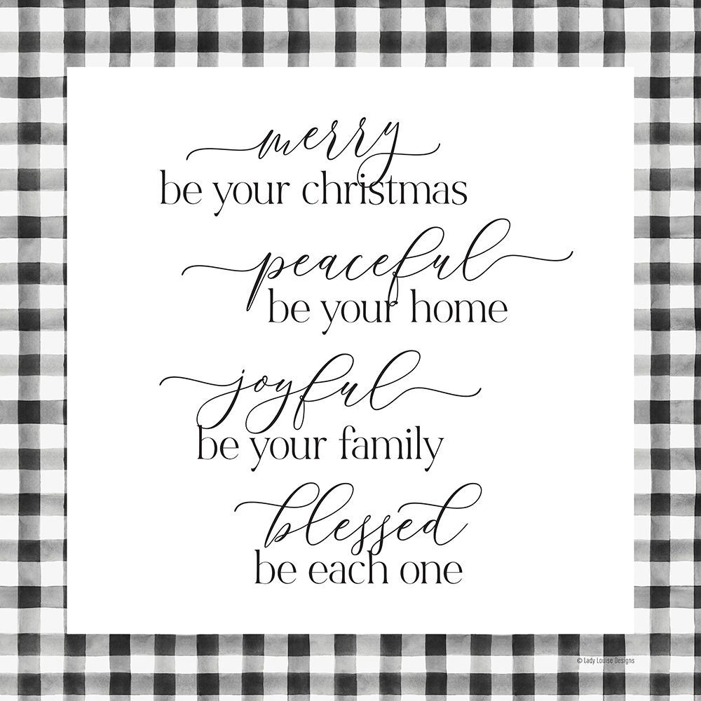 Merry be Your Christmas art print by Lady Louise Designs for $57.95 CAD