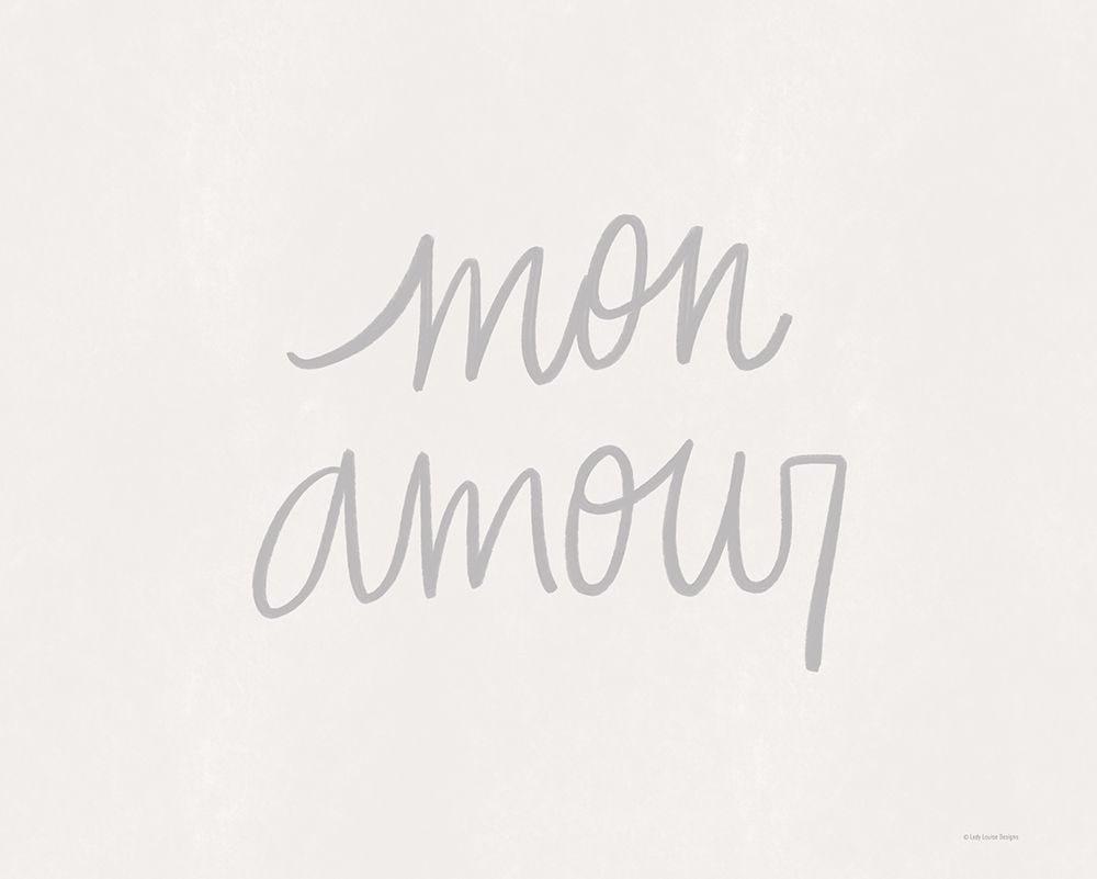 Mon Amour art print by Lady Louise Designs for $57.95 CAD
