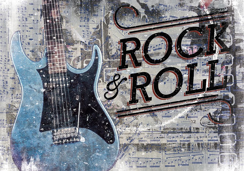 Rock And Roll Guitar art print by Cloverfield And Co. for $57.95 CAD