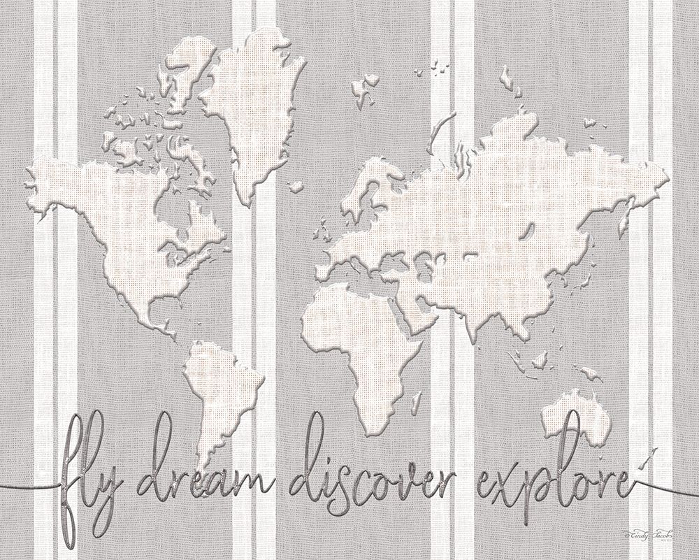 Fly Dream Discover Explore art print by Cindy Jacobs for $57.95 CAD