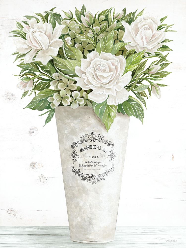 Les Fleurs Des Roses art print by Cindy Jacobs for $57.95 CAD