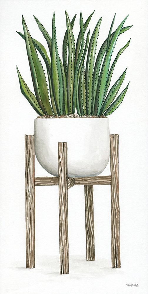 White Pots on Stands II art print by Cindy Jacobs for $57.95 CAD