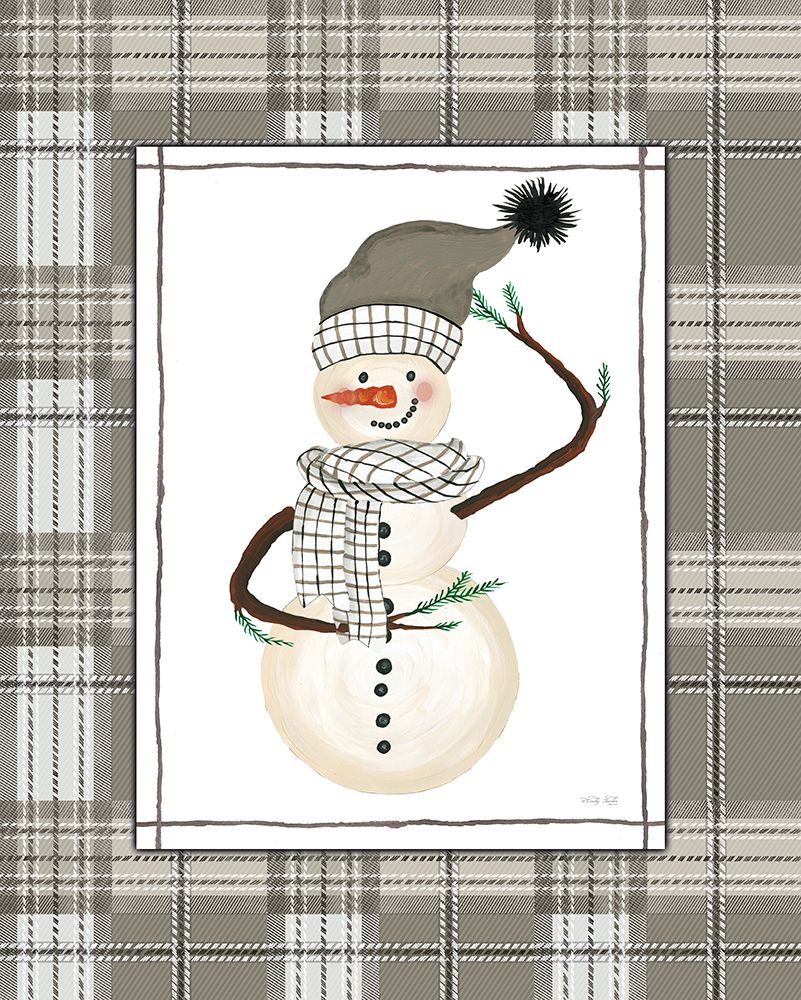 Strike a Pose Snowman art print by Cindy Jacobs for $57.95 CAD