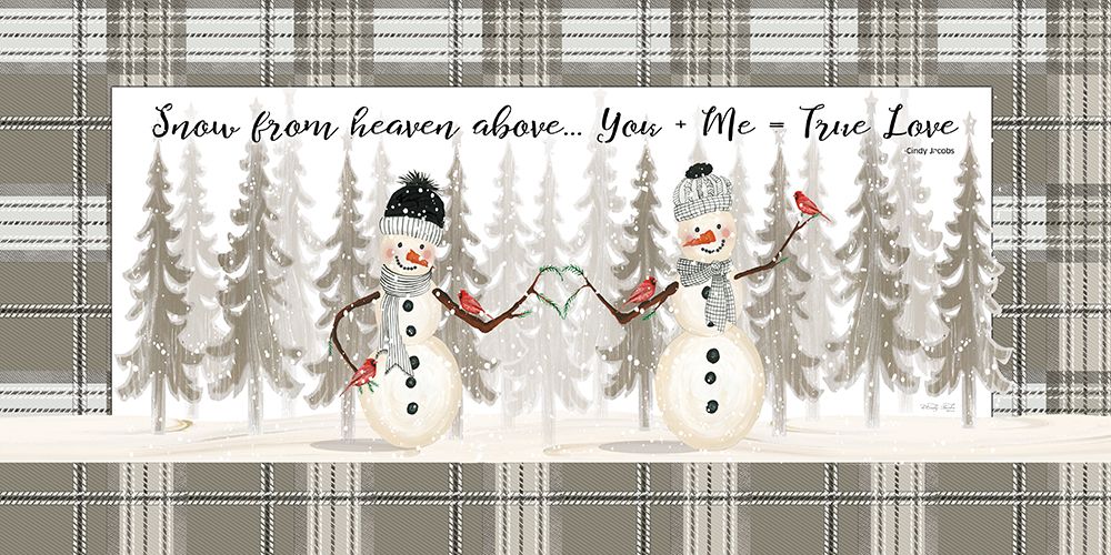 Snow from Heaven Above art print by Cindy Jacobs for $57.95 CAD
