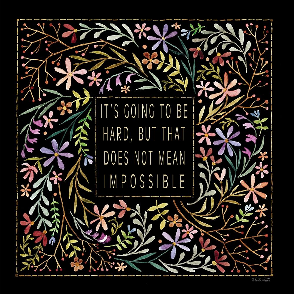 Its Going to be Hard art print by Cindy Jacobs for $57.95 CAD