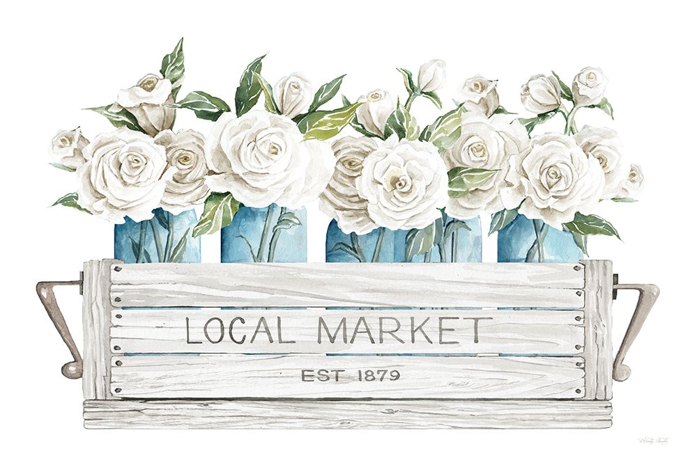 Local Market Flowers art print by Cindy Jacobs for $57.95 CAD