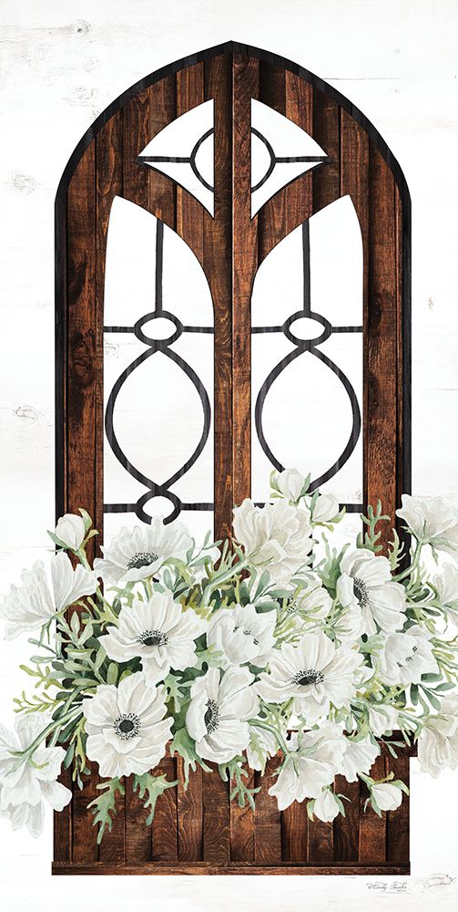 Window Arch Floral I art print by Cindy Jacobs for $57.95 CAD