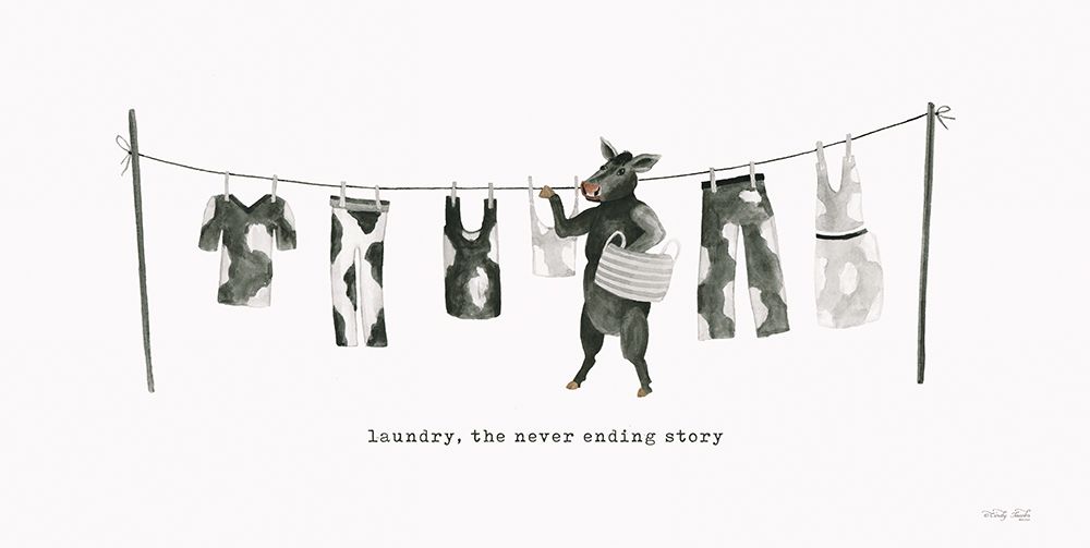 Laundry, the Never Ending Story art print by Cindy Jacobs for $57.95 CAD