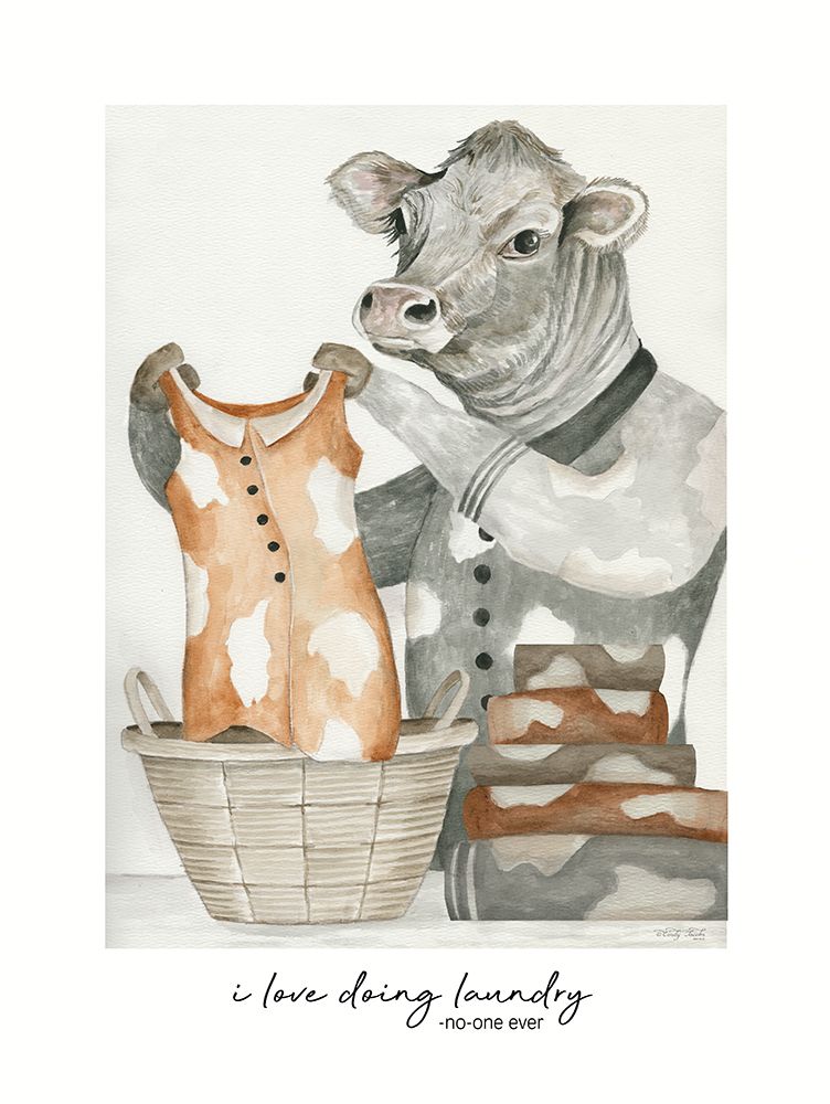 I Love Doing Laundry art print by Cindy Jacobs for $57.95 CAD