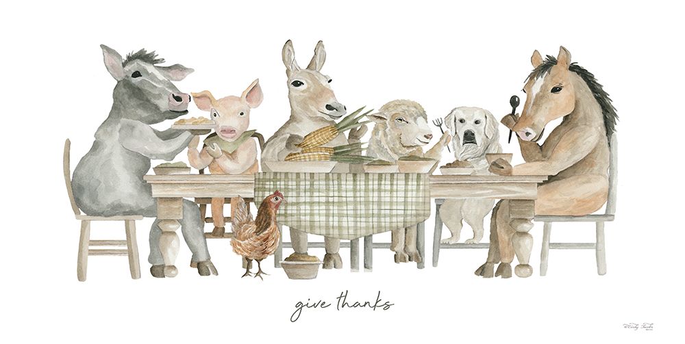 Give Thanks art print by Cindy Jacobs for $57.95 CAD