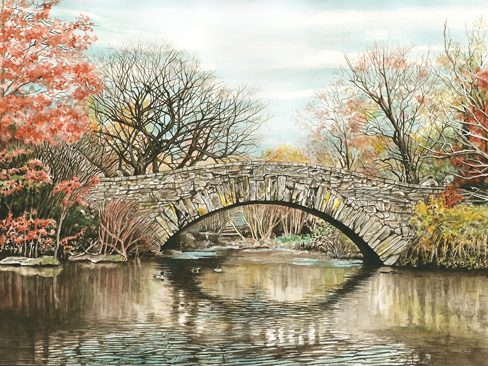 Gapstow Bridge art print by Cindy Jacobs for $57.95 CAD