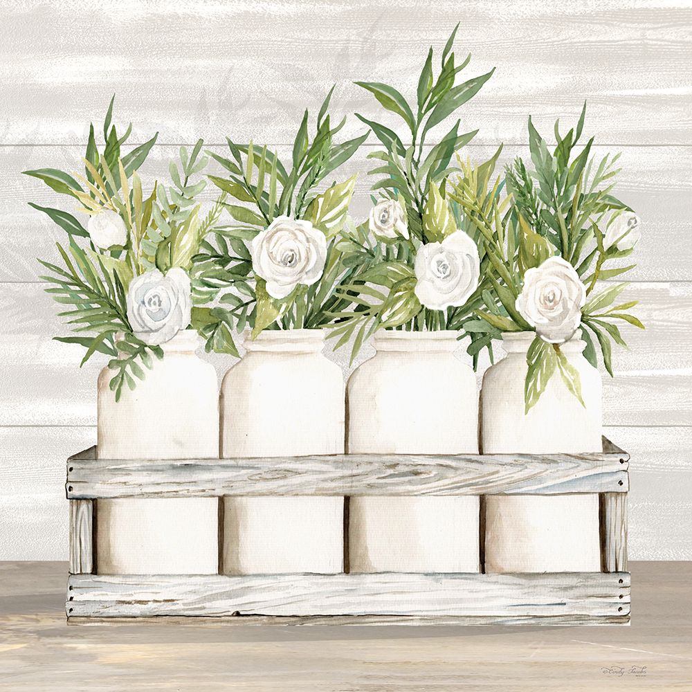 Flower Crate III art print by Cindy Jacobs for $57.95 CAD
