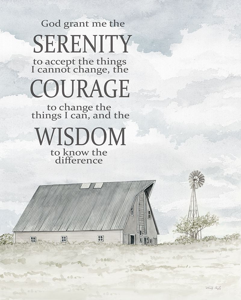 Serenity Prayer art print by Cindy Jacobs for $57.95 CAD