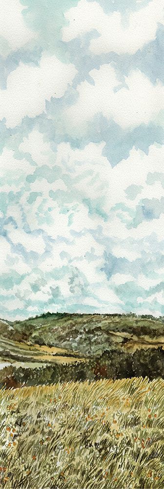 Hillside Landscape II art print by Cindy Jacobs for $57.95 CAD