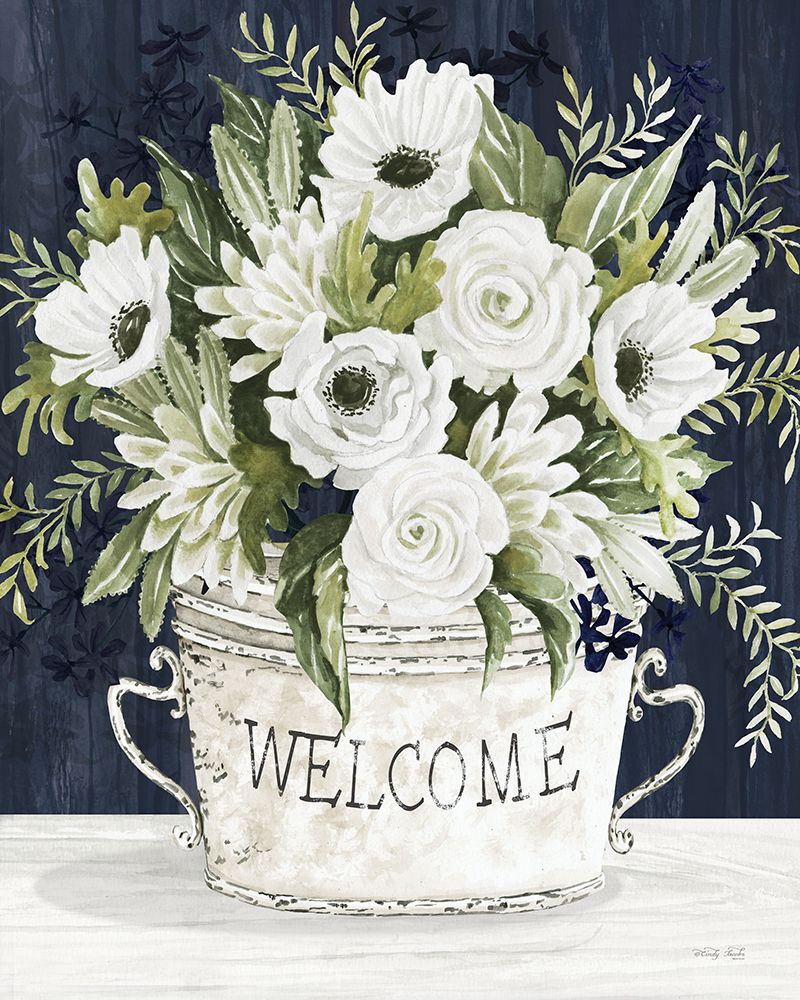 Vintage Blooms II art print by Cindy Jacobs for $57.95 CAD