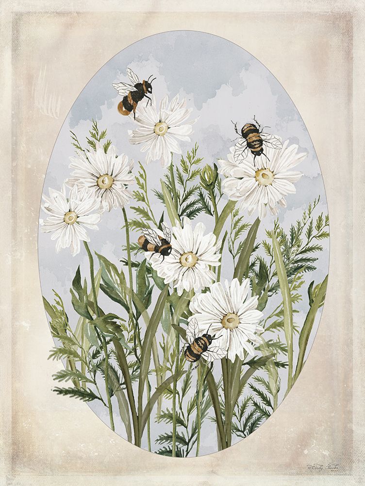 Happy Place to Bee art print by Cindy Jacobs for $57.95 CAD