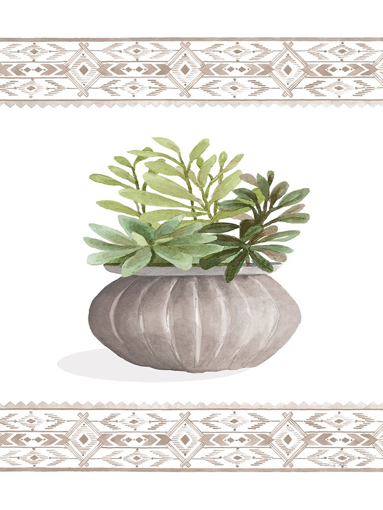Aztec Succulent I art print by Cindy Jacobs for $57.95 CAD