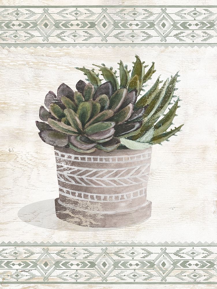 Aztec Succulent VI art print by Cindy Jacobs for $57.95 CAD