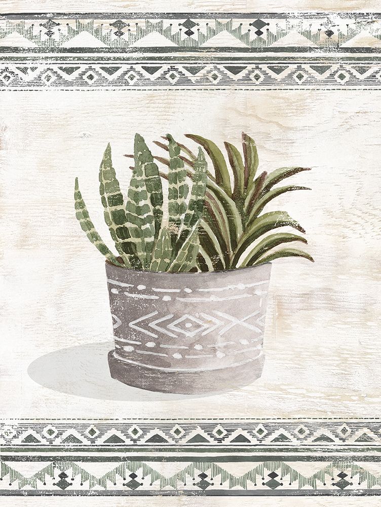 Aztec Succulent VII art print by Cindy Jacobs for $57.95 CAD