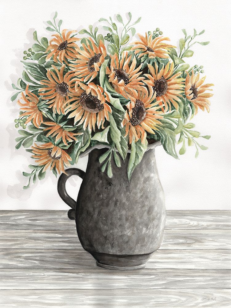 Fall Floral Bouquet II art print by Cindy Jacobs for $57.95 CAD