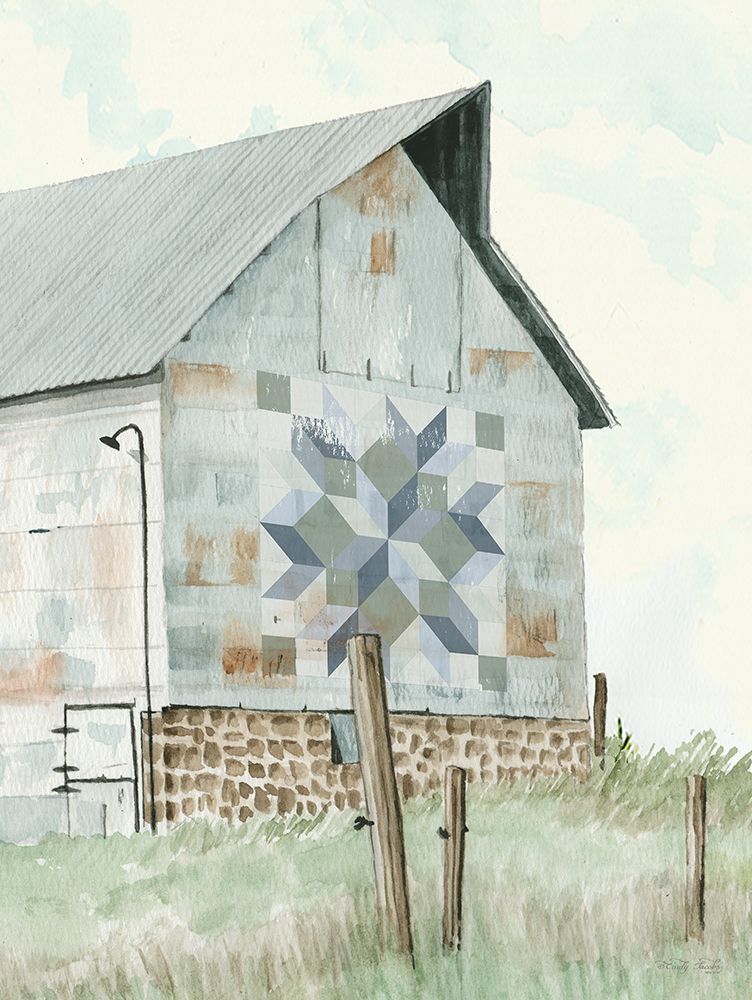 Pickels Barn Quilt art print by Cindy Jacobs for $57.95 CAD