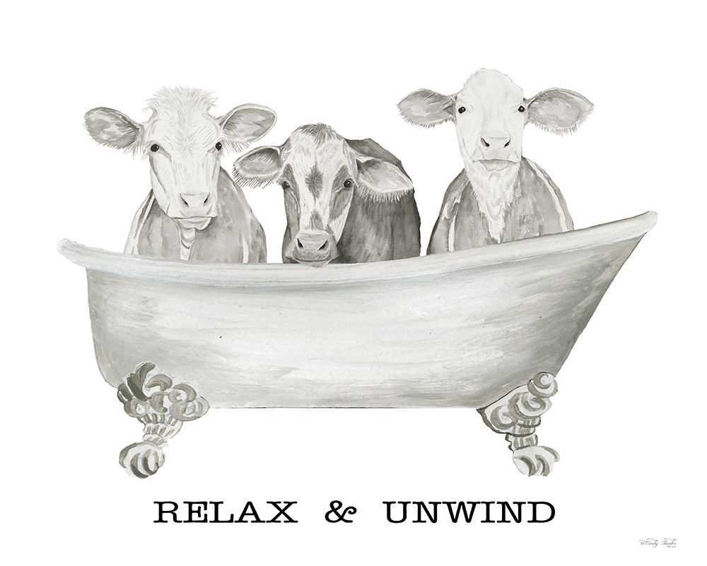 Cows in the Tub art print by Cindy Jacobs for $57.95 CAD