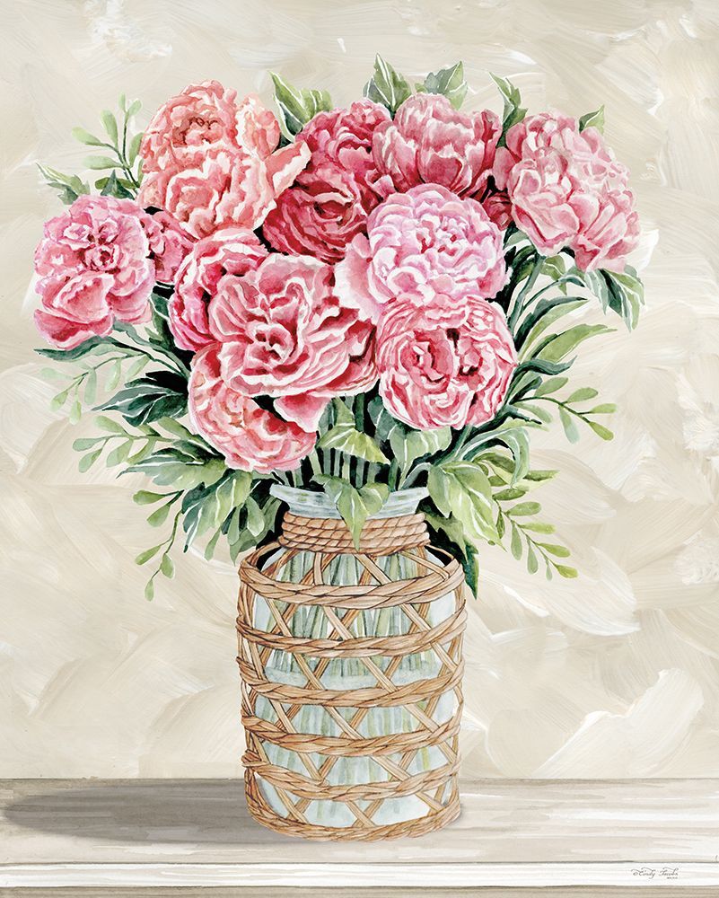 Pink Peonies for You art print by Cindy Jacobs for $57.95 CAD