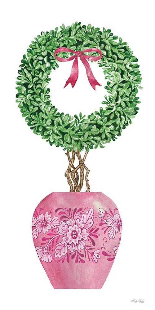 Pink Chinoiserie Topiary art print by Cindy Jacobs for $57.95 CAD